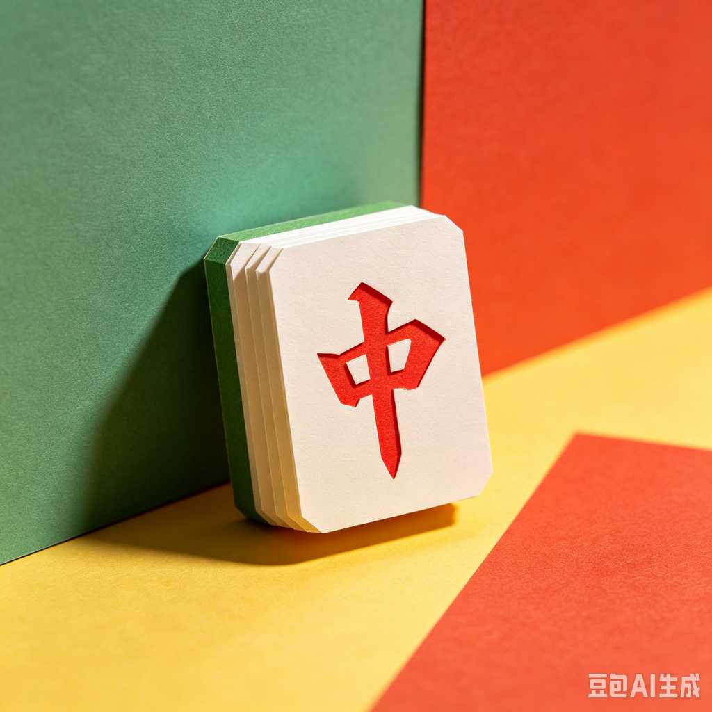 green transparent mahjong tiles
